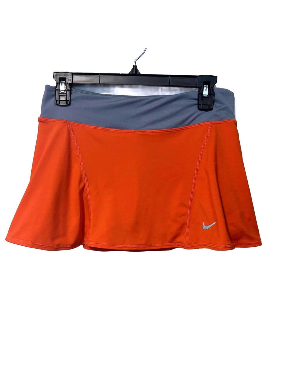 Orange Gray Mini Skort Size Medium
